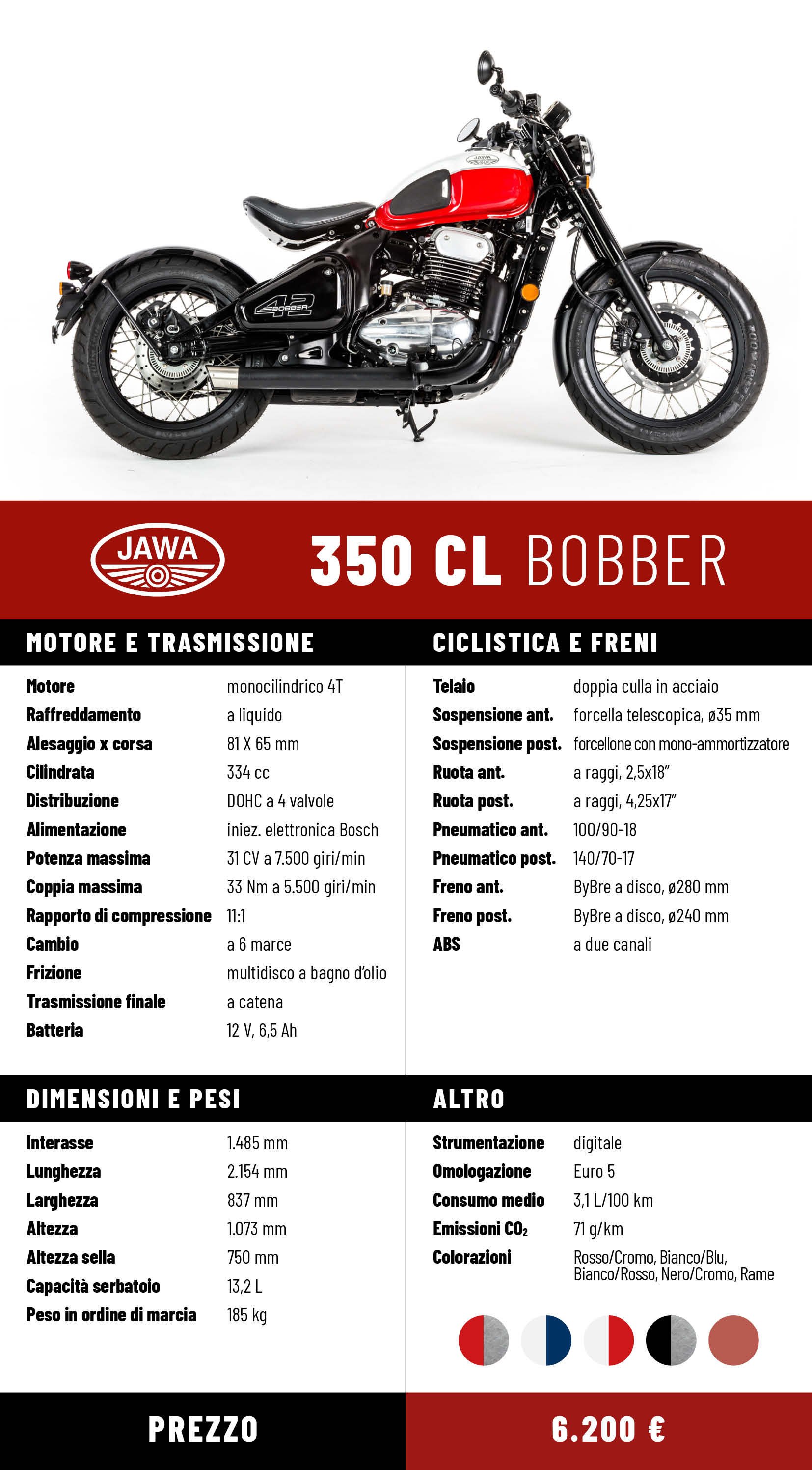 Foto per l articolo JAWA 350 CL Bobber